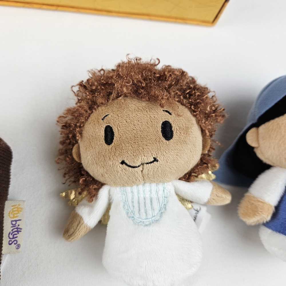 Hallmark Itty Bittys Nativity Set Plush Toys Holiday Christmas - Picture 7 of 12